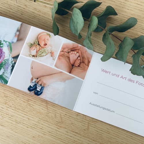 Fotoshooting Gutschein Innenansicht