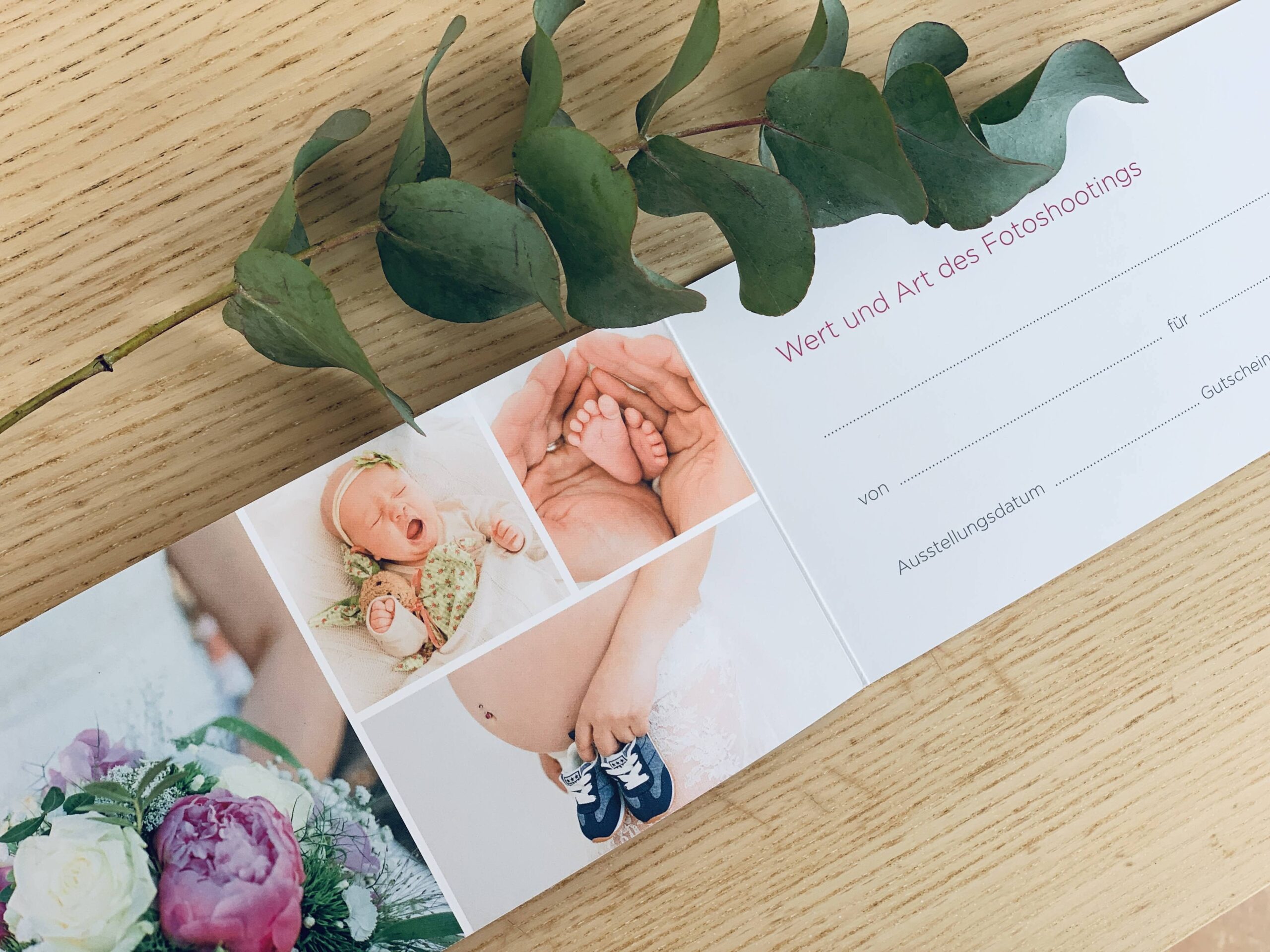 Fotoshooting Gutschein Innenansicht